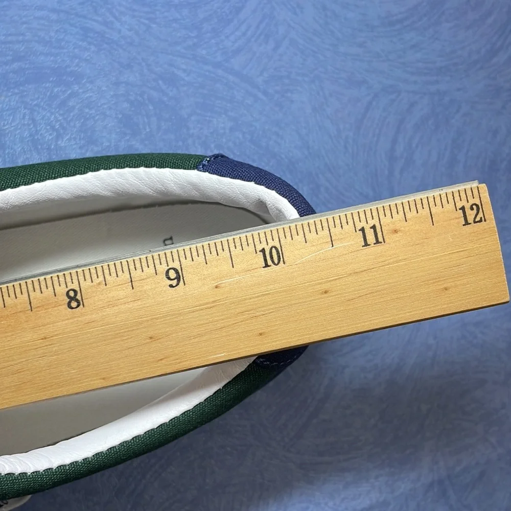 Polo Ralph Lauren Men’s Thorton 01087 Laceup Canvas Shoes Green Size 10D New - Picture 14 of 16